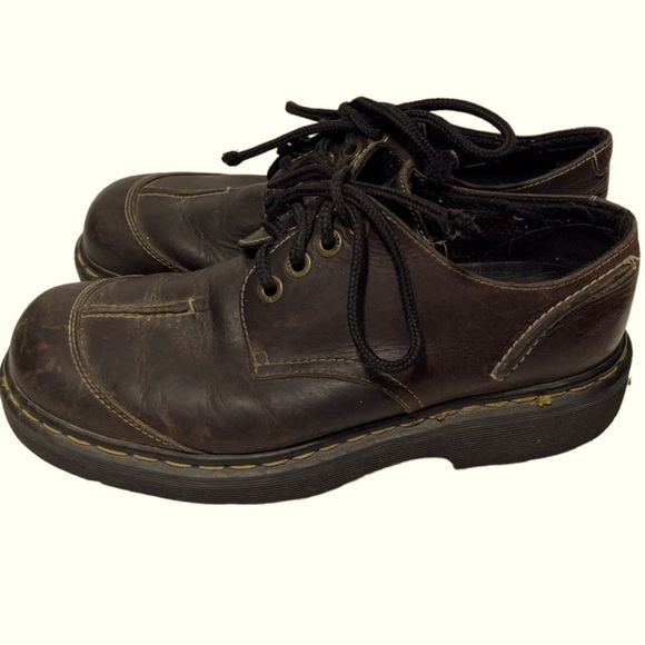 Vintage Men\'s Dr. Martens made in England Platform Oxford / Leather / 10